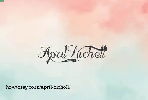 April Nicholl