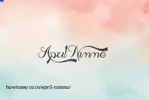 April Nimmo