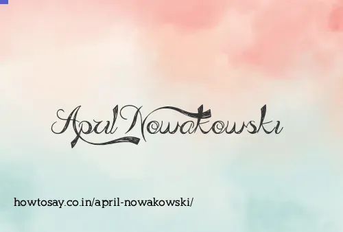 April Nowakowski