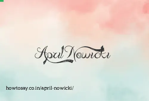 April Nowicki