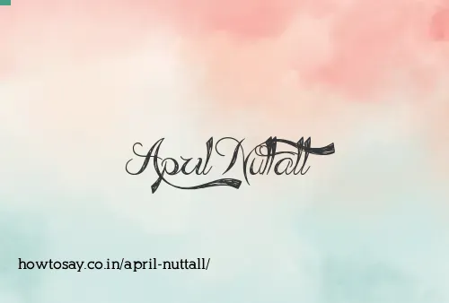 April Nuttall