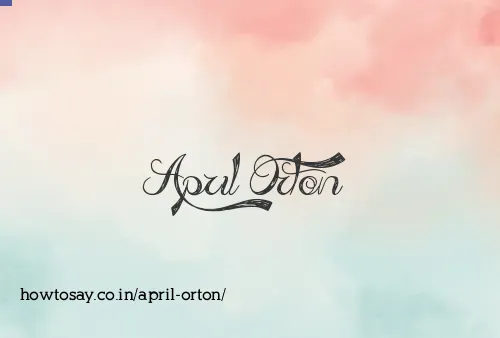 April Orton