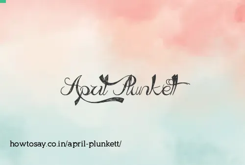 April Plunkett