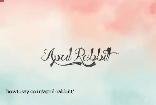 April Rabbitt