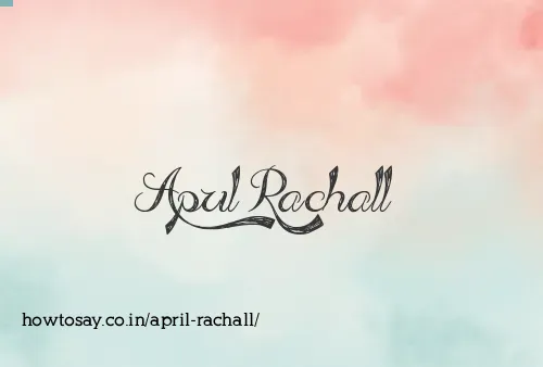 April Rachall