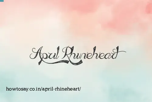 April Rhineheart