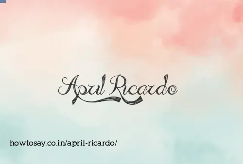 April Ricardo