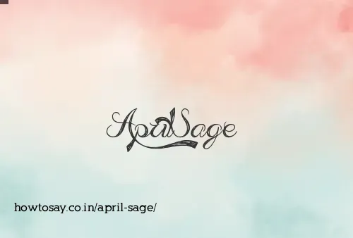 April Sage