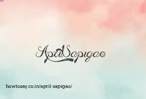 April Sapigao