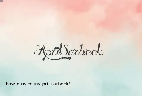 April Sarbeck