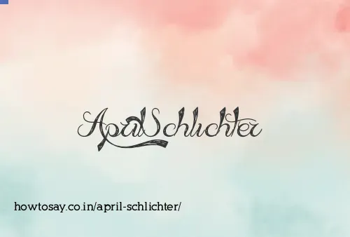 April Schlichter