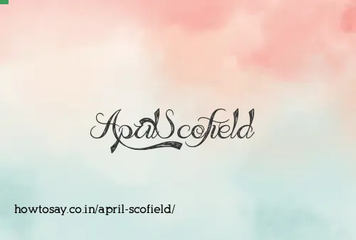 April Scofield