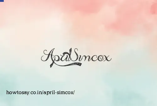 April Simcox