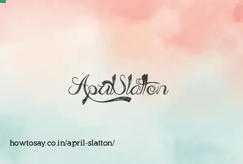 April Slatton