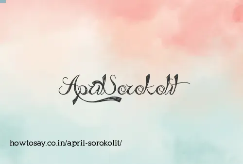 April Sorokolit