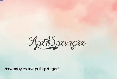 April Springer