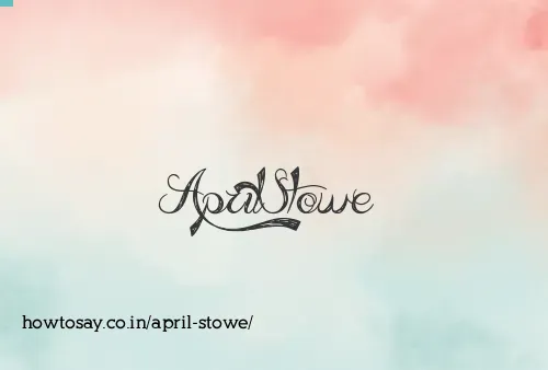 April Stowe