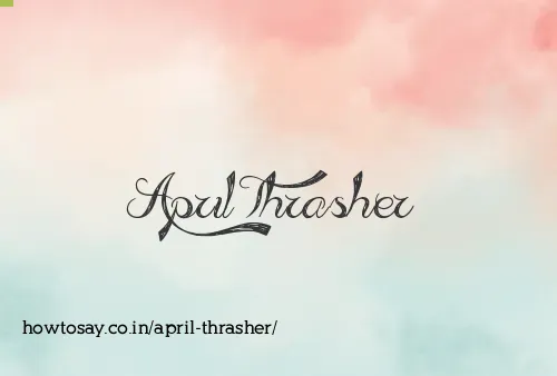 April Thrasher