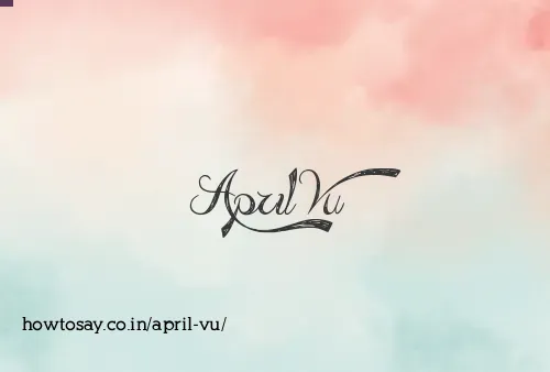 April Vu