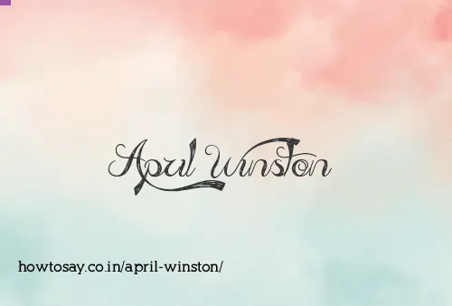 April Winston