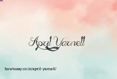 April Yarnell