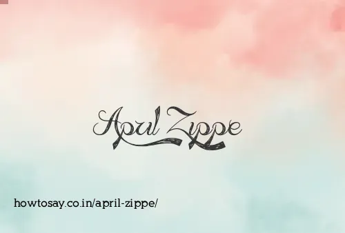 April Zippe
