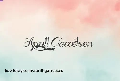 Aprill Garretson