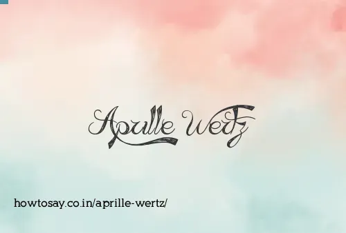 Aprille Wertz