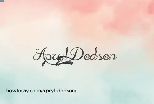 Apryl Dodson