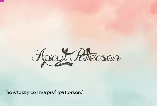 Apryl Patterson