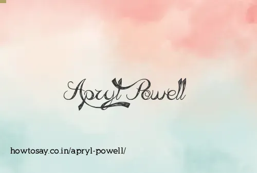 Apryl Powell