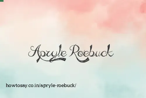 Apryle Roebuck