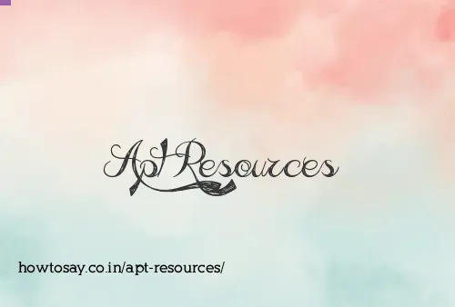 Apt Resources