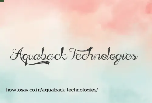 Aquaback Technologies
