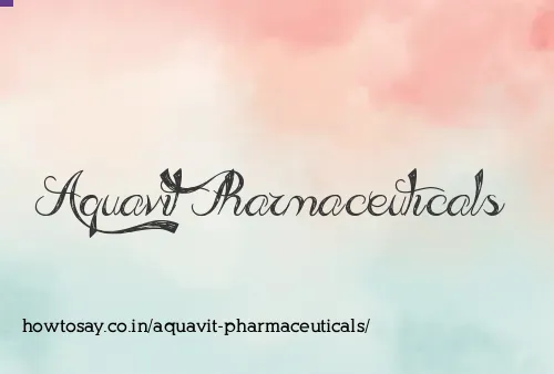Aquavit Pharmaceuticals