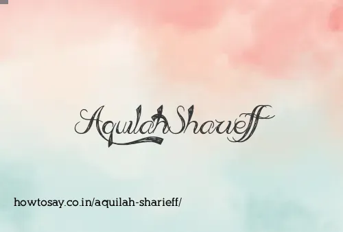 Aquilah Sharieff