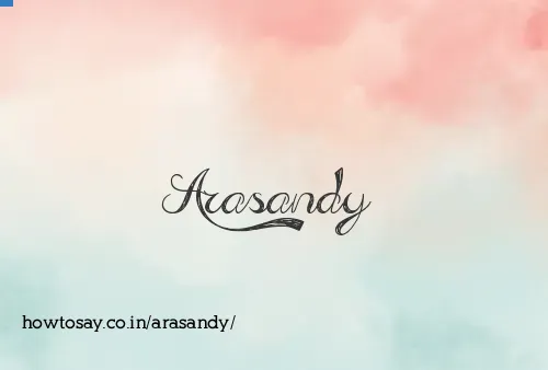 Arasandy