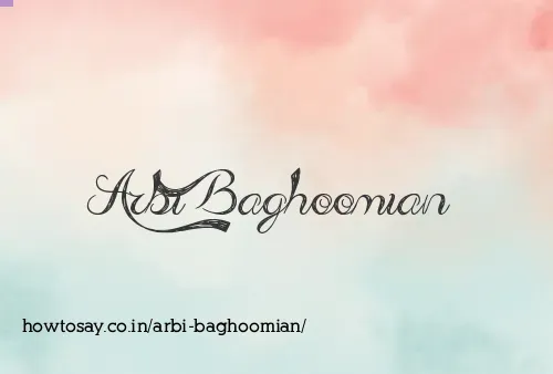 Arbi Baghoomian