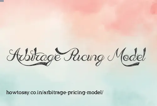 Arbitrage Pricing Model