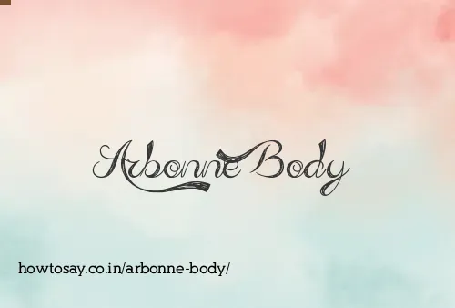 Arbonne Body