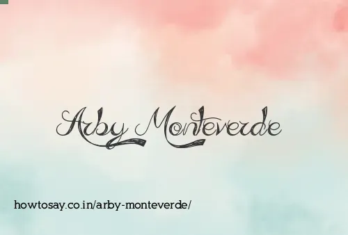 Arby Monteverde