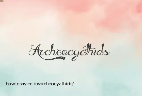Archeocyathids