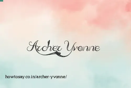 Archer Yvonne