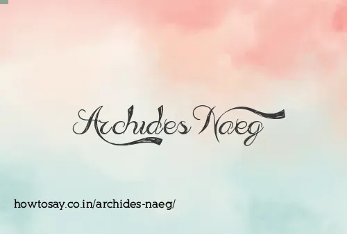Archides Naeg
