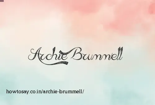 Archie Brummell