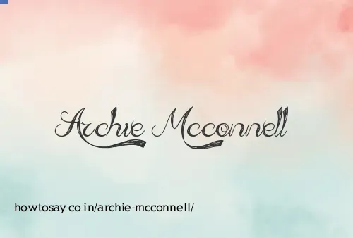 Archie Mcconnell