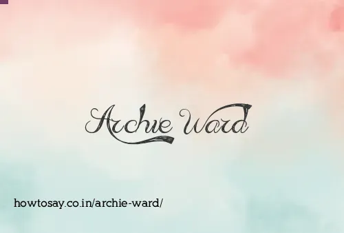 Archie Ward