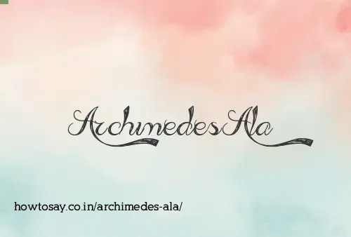 Archimedes Ala