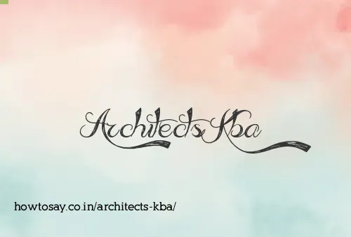 Architects Kba