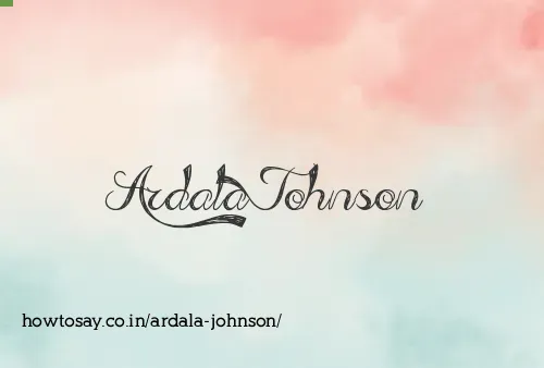 Ardala Johnson